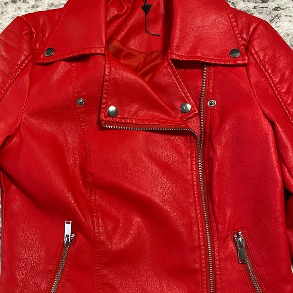 Red Leather Jacket - Picture 7 of 7